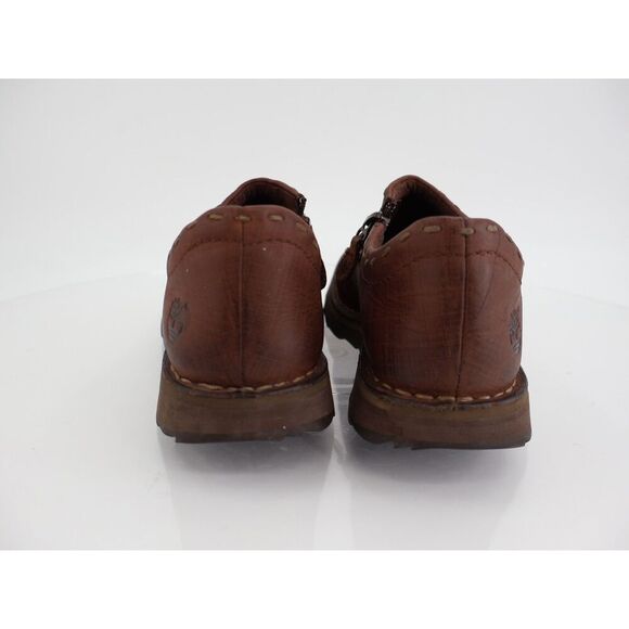 Timberland Smart System Loafers Womens 7M Brown Leather Shoes Size Zip Comfort - Picture 5 of 12